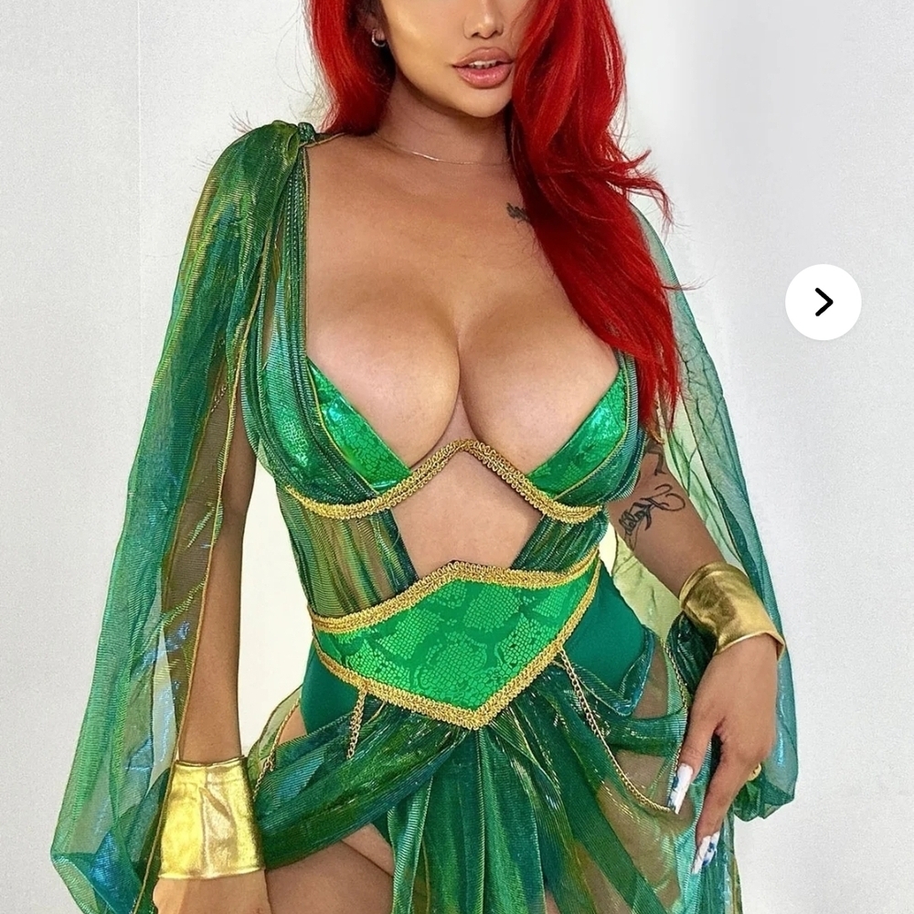 Fashion Nova Bodysuit Costume with Chains